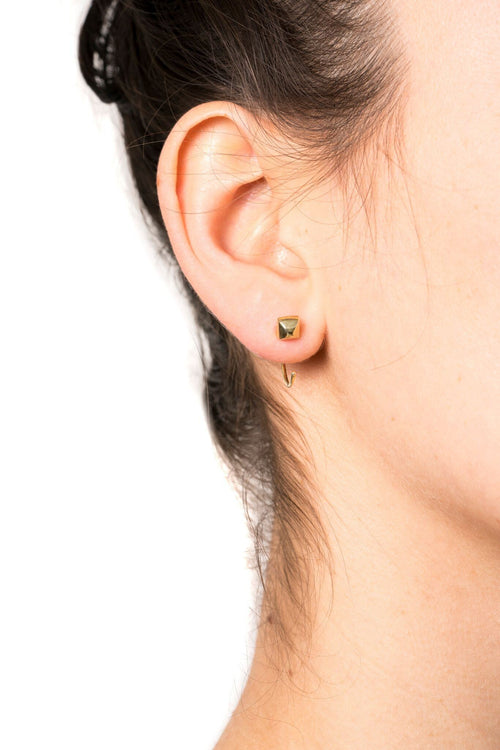 Bullet Stud with Open Hoop
